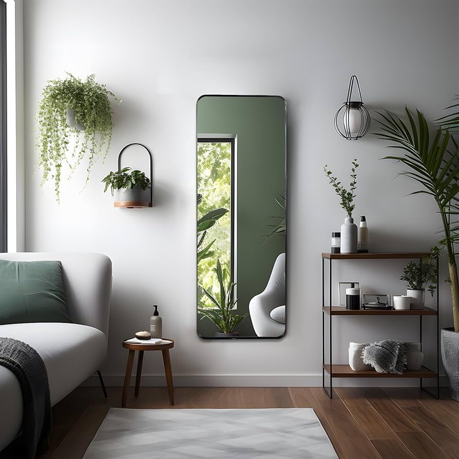 Amazon.com: GIFTTROVE Black Wall Mirror for Bathroom, 18x48 Inch